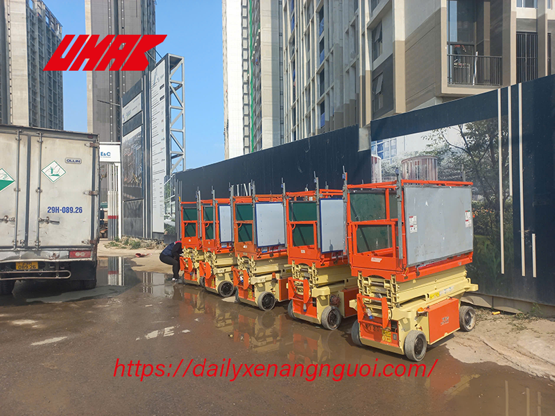 Ưu điểm của dòng xe nâng người cắt kéo