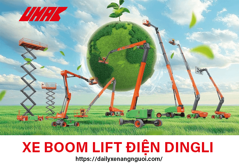 Dingli - Tiên phong trong công nghệ Boom lift điện thế giới