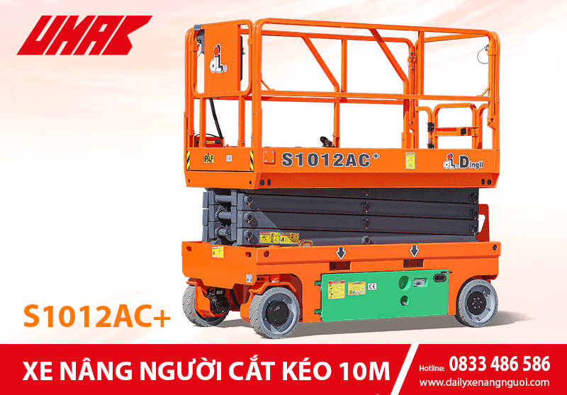 S1012AC+ - Xe nâng người cắt kéo 10m