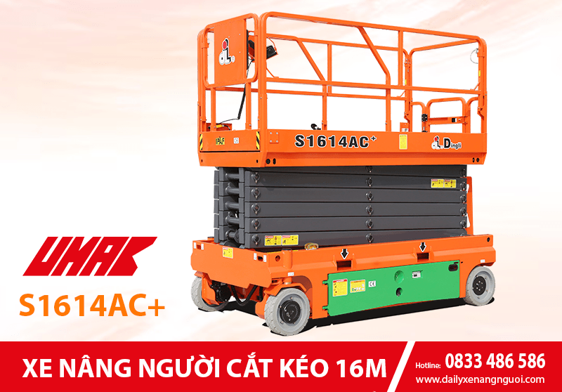 S1614AC+ - Xe nâng người cắt kéo 16m