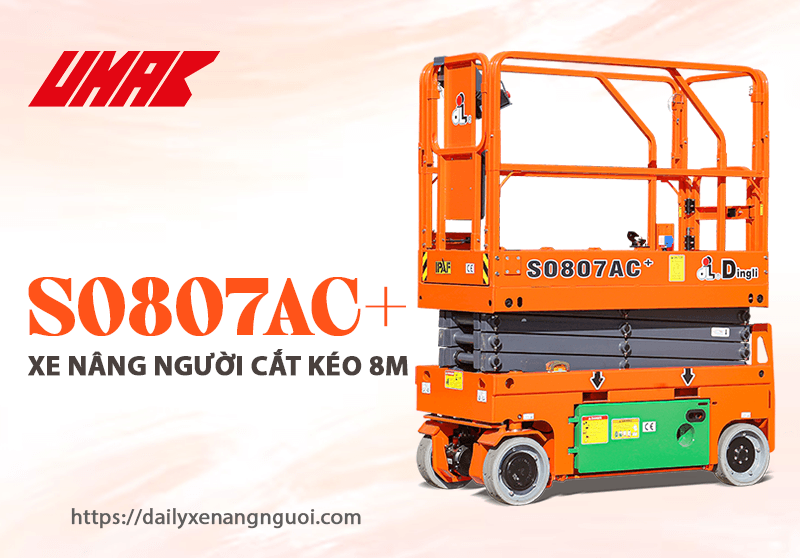 xe nâng người cắt kéo S0807AC+