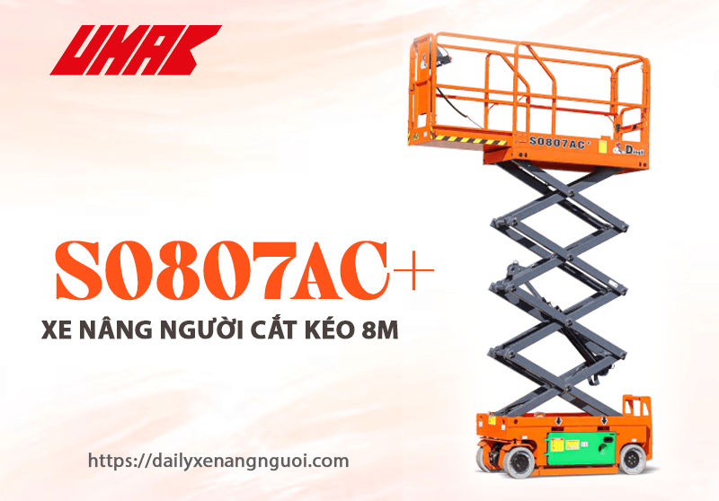 Xe nâng người cắt kéo S0807AC+