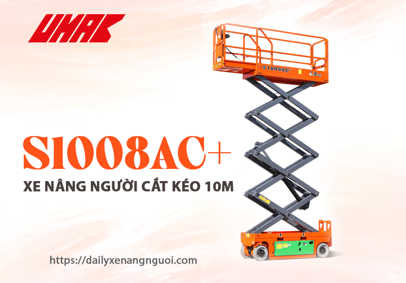 Xe nâng người cắt kéo S1008AC+