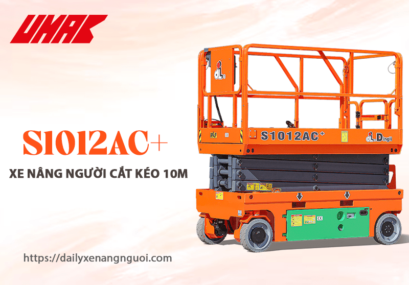 Thông số kỹ thuật của xe nâng người cắt kéo S1012AC+