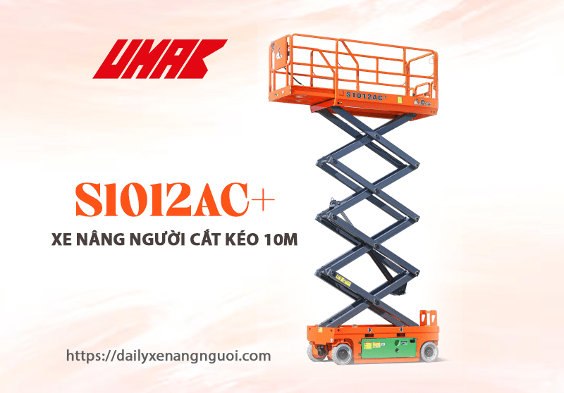 Xe nâng người cắt kéo S1012AC+