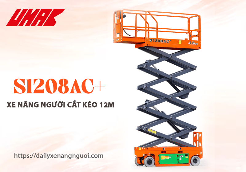 Xe nâng người cắt kéo S1208AC+